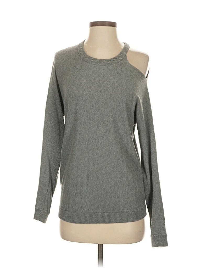 Pre-owned Minnie Rose Pullover Sweater In Gray