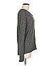 Don't Ask Why Metallic Gray Pullover Sweater One size - photo 4