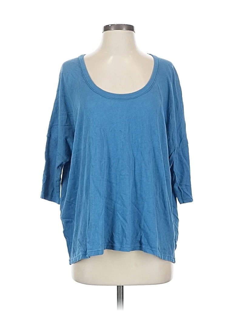 Click to view more detailed imagery on our partner's website Pre-owned Chaser 3/4 Sleeve T-shirt In Blue