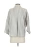 Eileen Fisher Stripes Gray Blazer Size S - photo 2