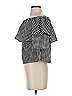 WAYF Black Short Sleeve Blouse Size S - photo 5