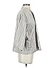 Eileen Fisher Stripes Gray Blazer Size S - photo 4