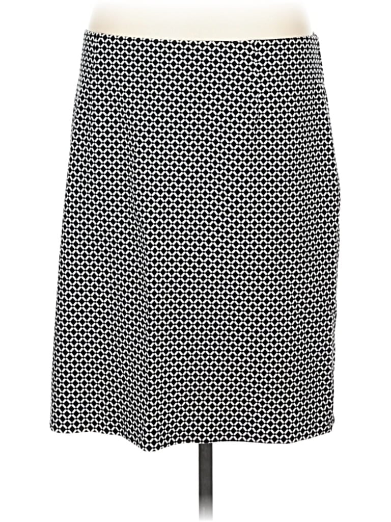 Pre-owned Jjill Casual Skirt In Black