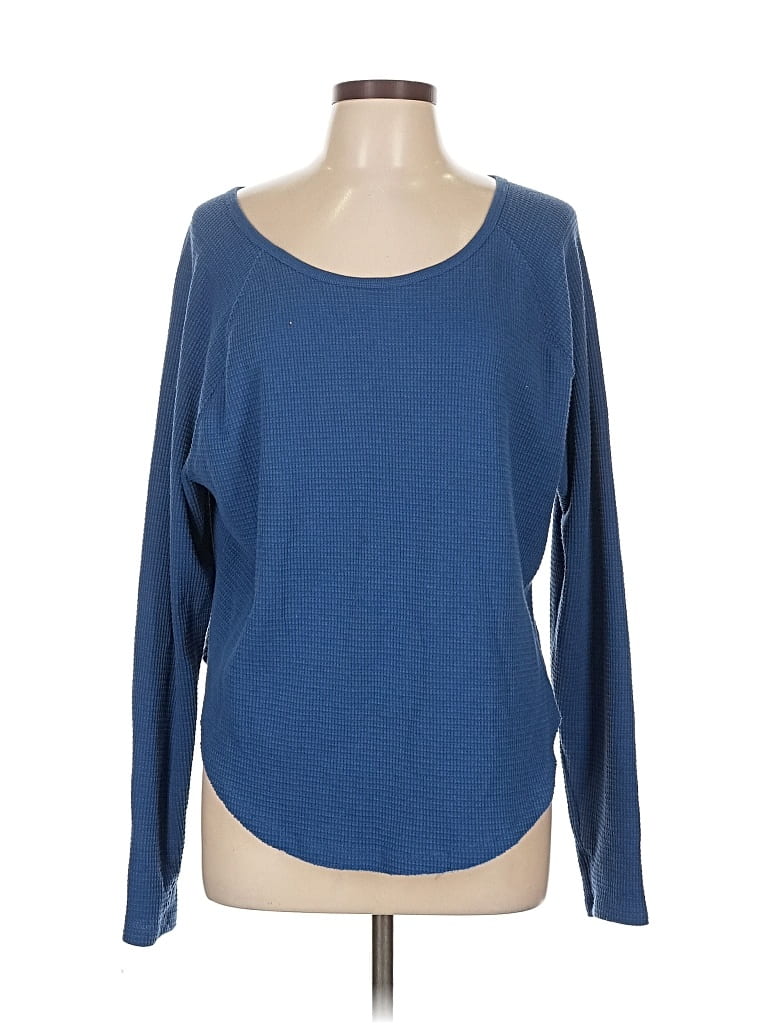 Pre-owned Joylab Long Sleeve T-shirt In Blue