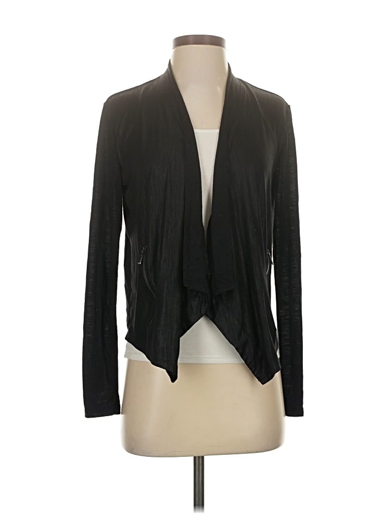 Pre-owned Calvin Klein Cardigan Sweater In Black