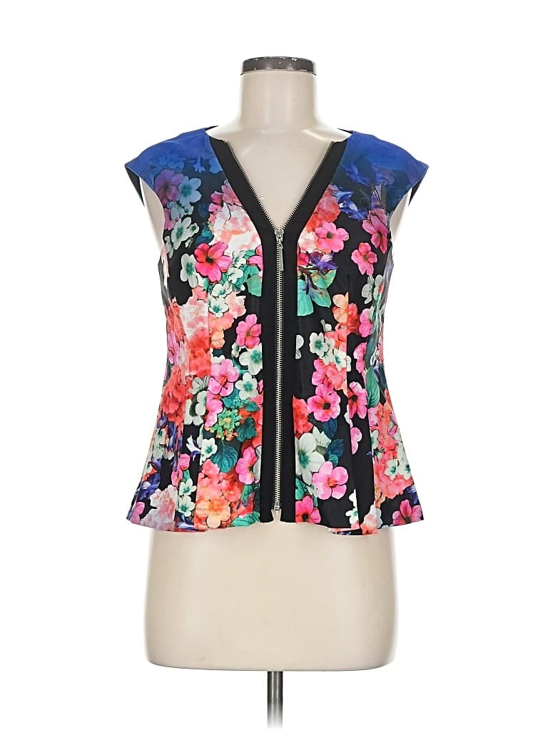 Pre-owned Nanette Lepore Vest In Blue