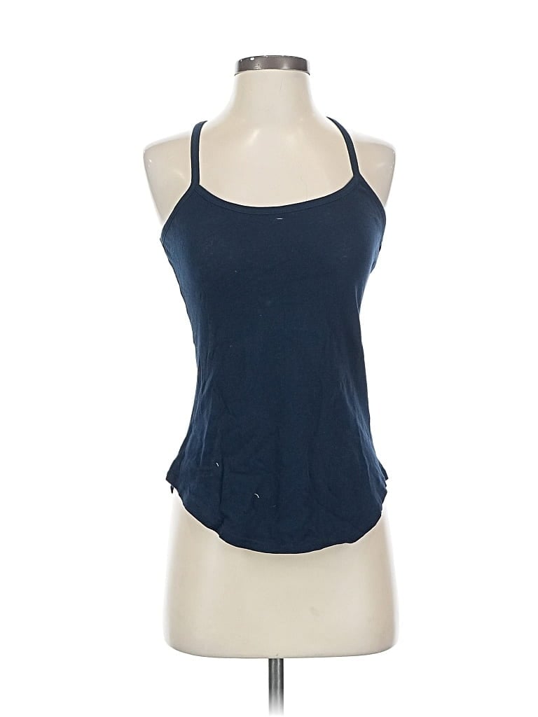 Pre-owned Chaser Tank Top Blue Halter Neckline Tops
