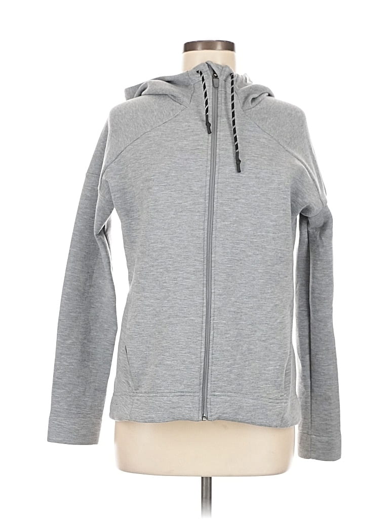 SWEATY BETTY Pre-owned Zip Up Hoodie In Gray