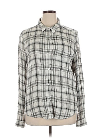 CALVIN KLEIN JEANS Long Sleeve Button-Down Shirt (view 1)