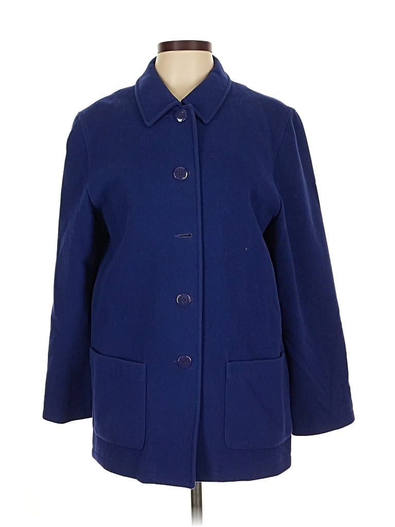 Pre-owned Giorgio Sant'angelo Wool Coat In Blue