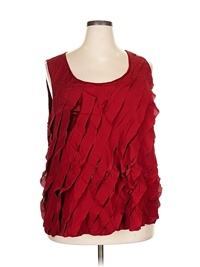 Pre-owned Apt. 9 Sleeveless T-shirt In Red