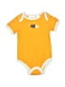 First Impressions 100% Cotton Color Block Yellow Short Sleeve Onesie Size 0-3 mo - photo 1