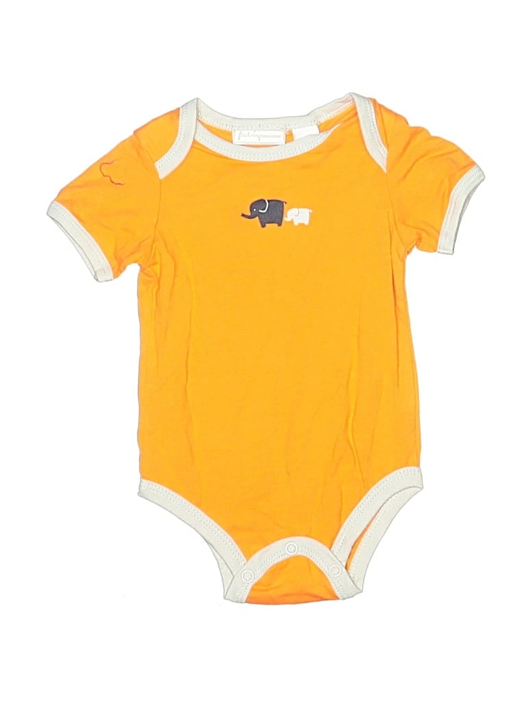 Click to view more detailed imagery on our partner's website Pre-owned First Impressions Babies' Short Sleeve Onesie In Yellow