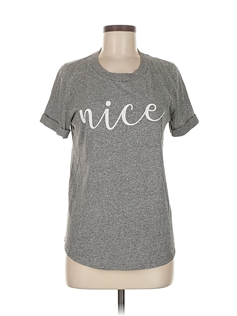 Pre-owned Sol Angeles Short Sleeve T-shirt In Gray