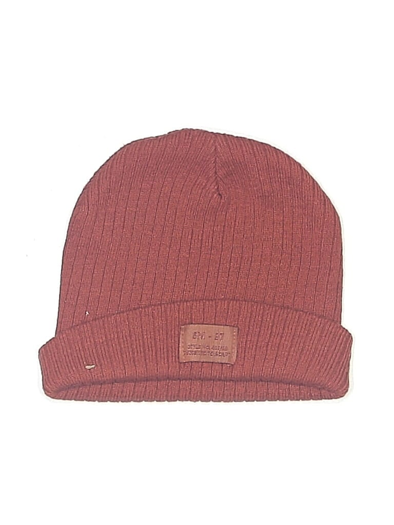 Pre-owned Unbranded Beanie Hat In Orange