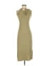 Unbranded Solid Tan Casual Dress Size S (estimated) - photo 1