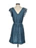 Madewell Blue Cocktail Dress Size 00 - photo 2