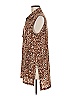 Victor Alfaro Collective 100% Polyester Animal Print Brown Sleeveless Blouse Size M - photo 5