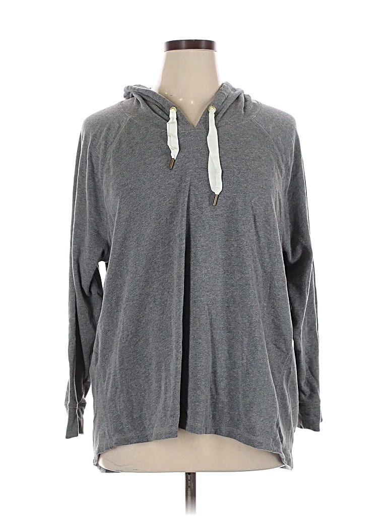 Pre-owned Active By Old Navy Zip Up Hoodie In Gray