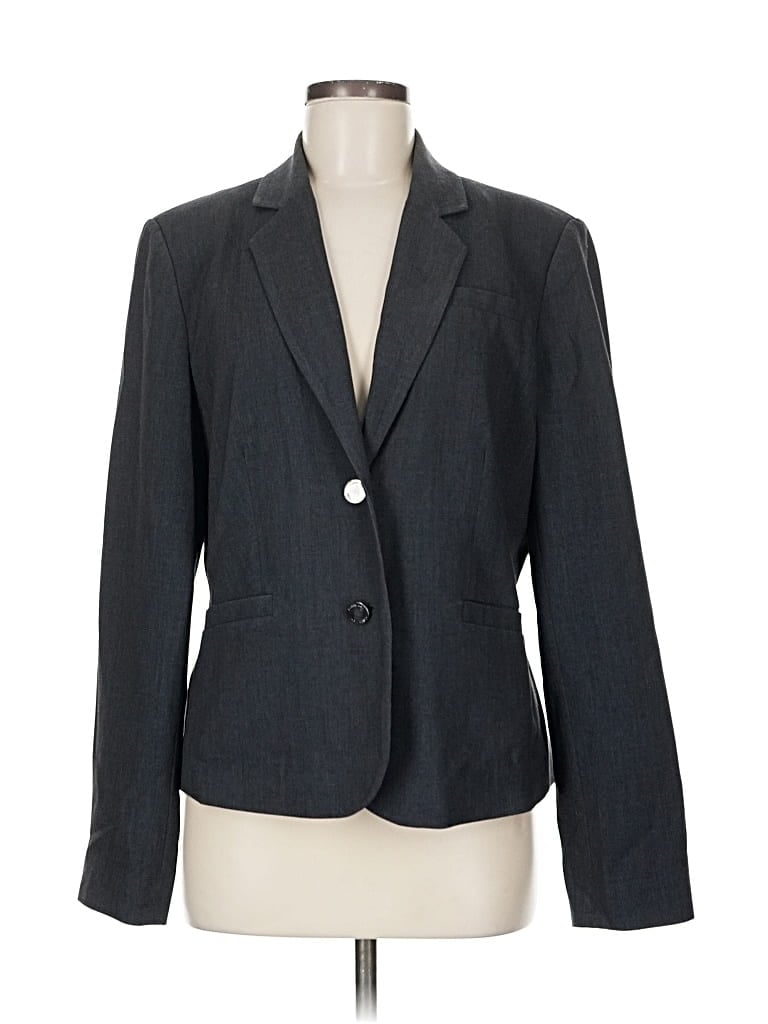 Pre-owned Calvin Klein Blazer Jacket In Gray