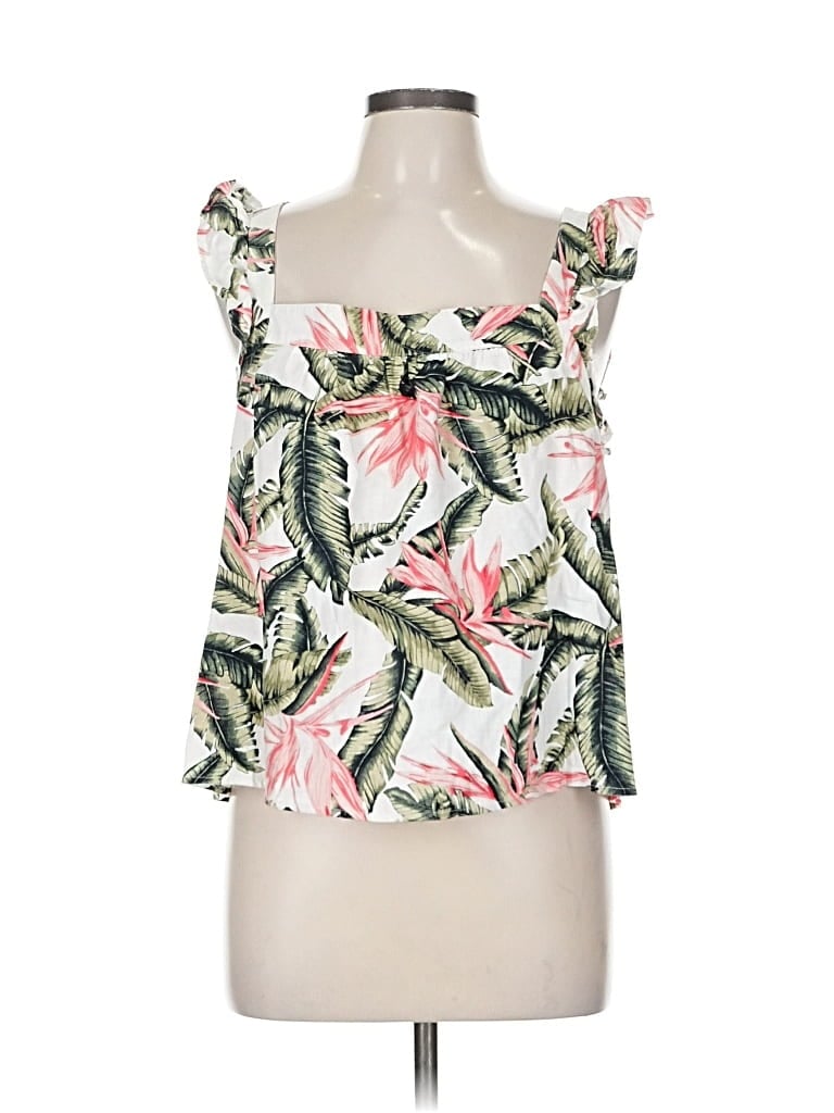 Pre-owned Ann Taylor Loft Sleeveless Blouse In Pink