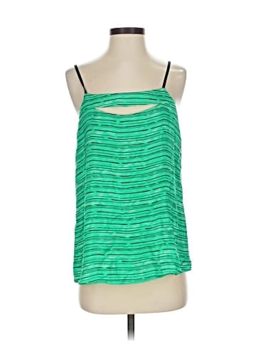 Waverly Grey Sleeveless Silk Top (view 1)