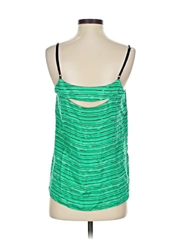 Waverly Grey Sleeveless Silk Top (view 2)