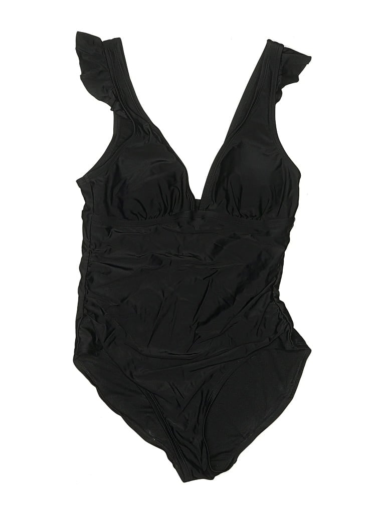 Pre-owned Kona Sol One Piece Swimsuit In Black