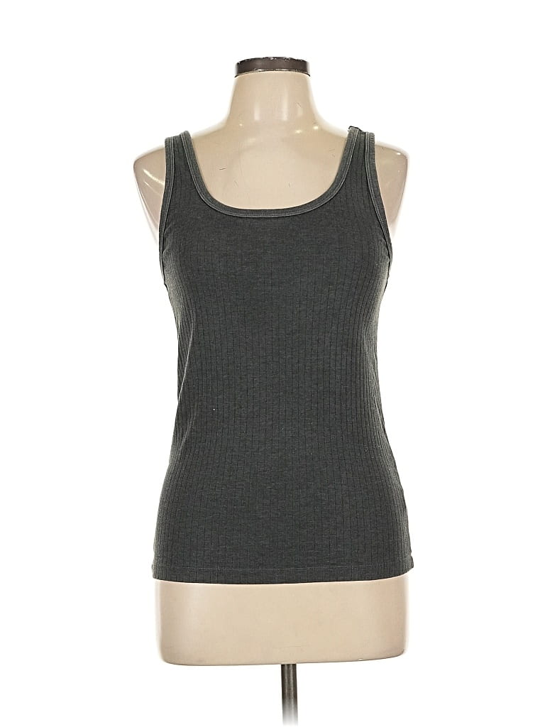 Pre-owned Aerie Tank Top Gray Strapless Neckline Tops
