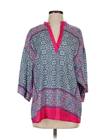 Zara Basic 3/4 Sleeve Blouse (view 1)