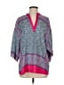 Zara Basic Blue 3/4 Sleeve Blouse Size S - photo 1