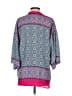 Zara Basic Blue 3/4 Sleeve Blouse Size S - photo 2