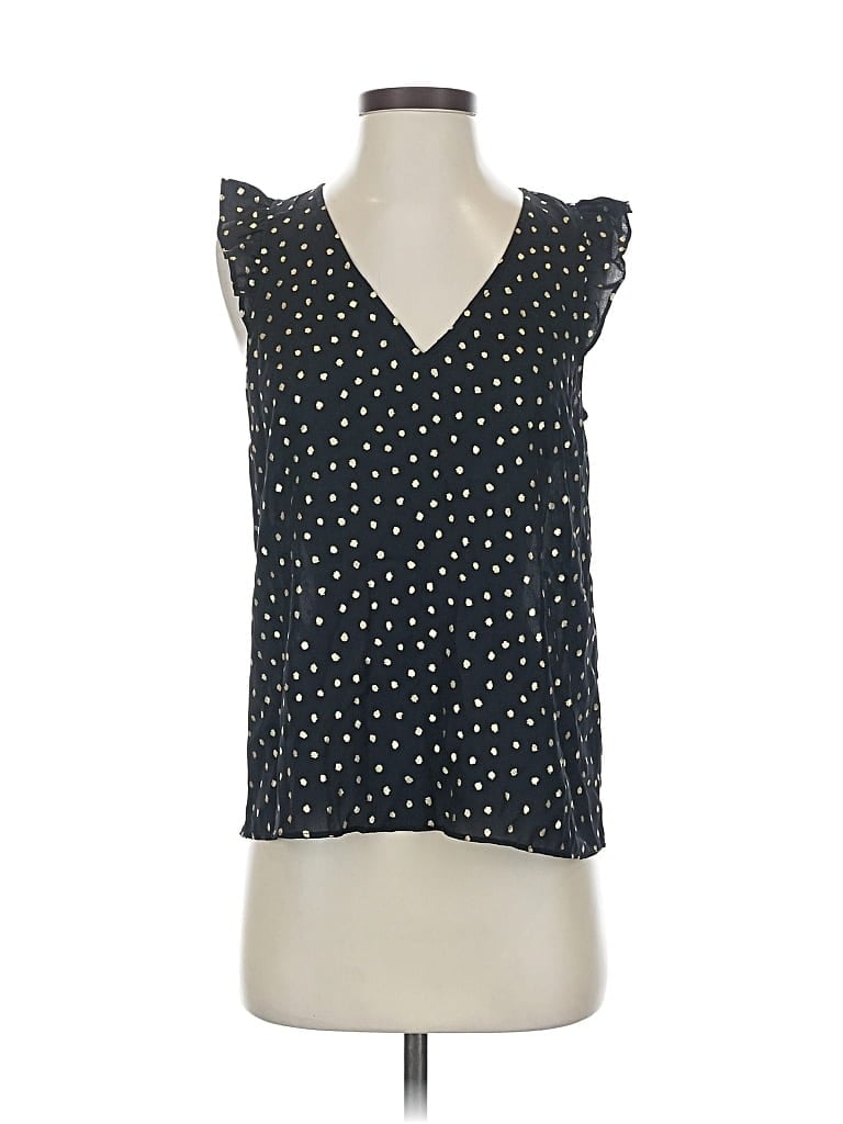 Pre-owned J.crew Factory Store Sleeveless T-shirt In Black
