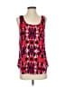 Lucy & Laurel 100% Polyester Red Sleeveless Blouse Size S - photo 1