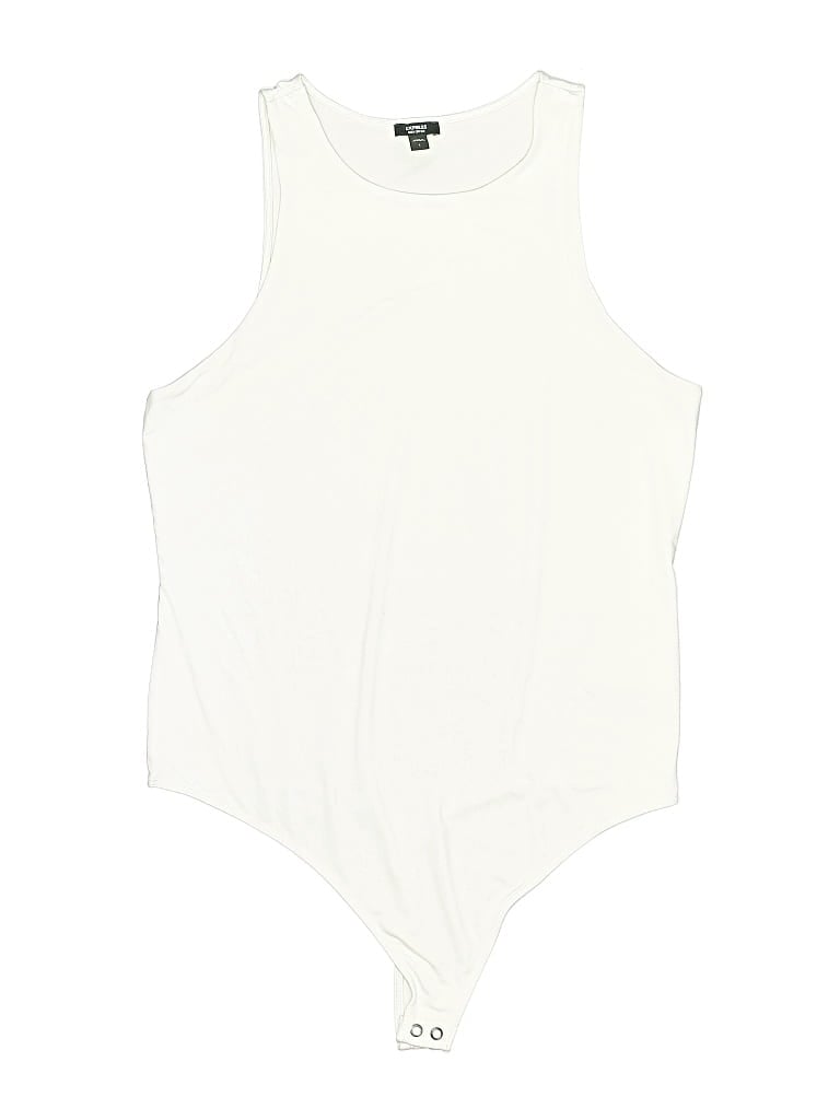 Pre-owned Express Bodysuit In White