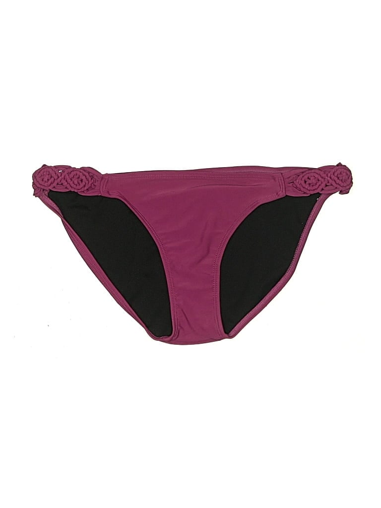 XHILARATION Pre-owned Swimsuit Bottoms In Burgundy