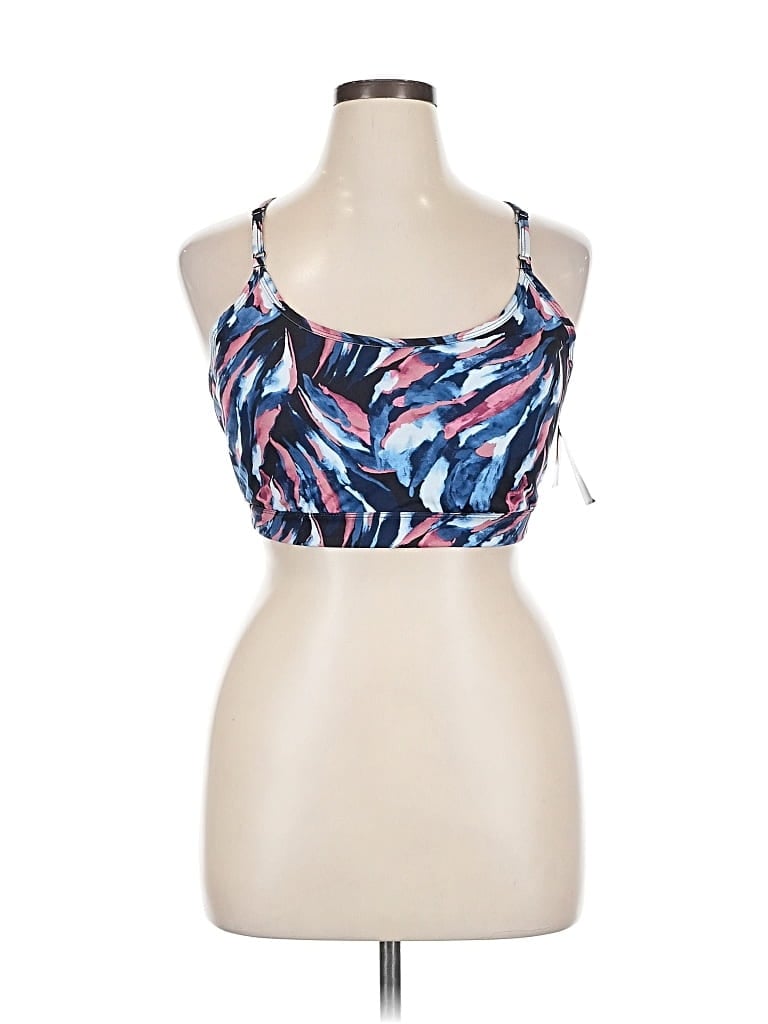 Ideology Tank Top Blue Halter Neckline Tops In Blue