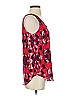 Lucy & Laurel 100% Polyester Red Sleeveless Blouse Size S - photo 4