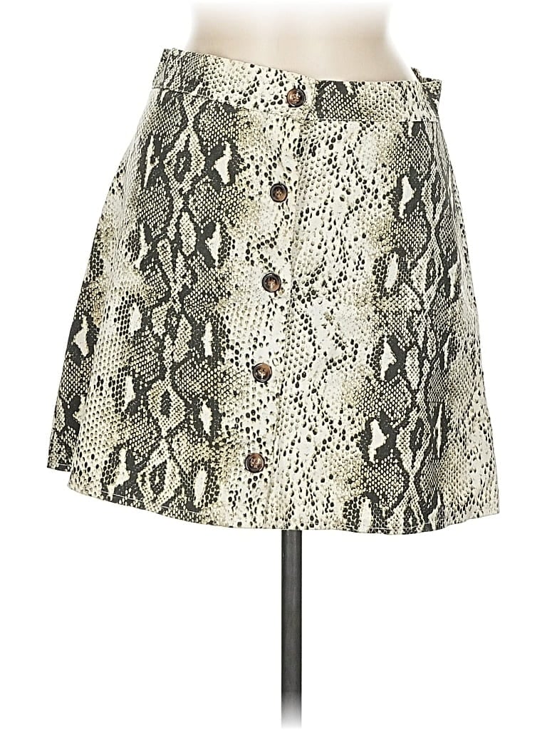 Pre-owned Assorted Brands Casual Skirt In Silver