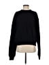 Good American 100% Cotton Solid Black Pullover Sweater Size XS (0) - photo 1