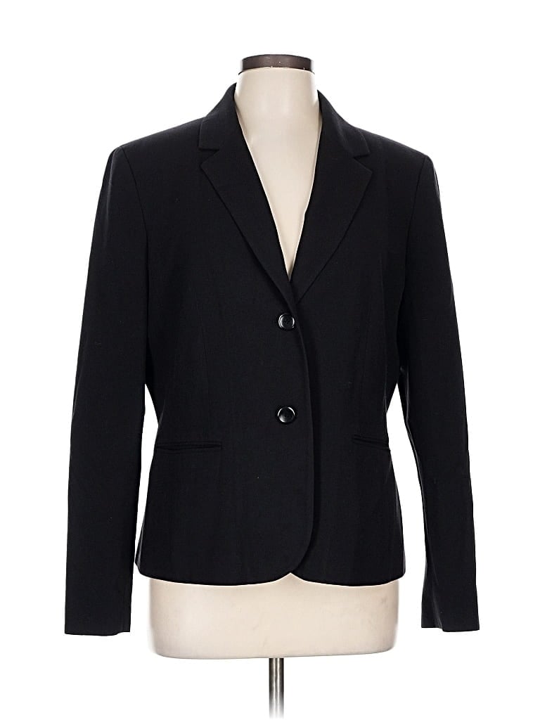 Pre-owned Nine West Blazer Jacket In Black