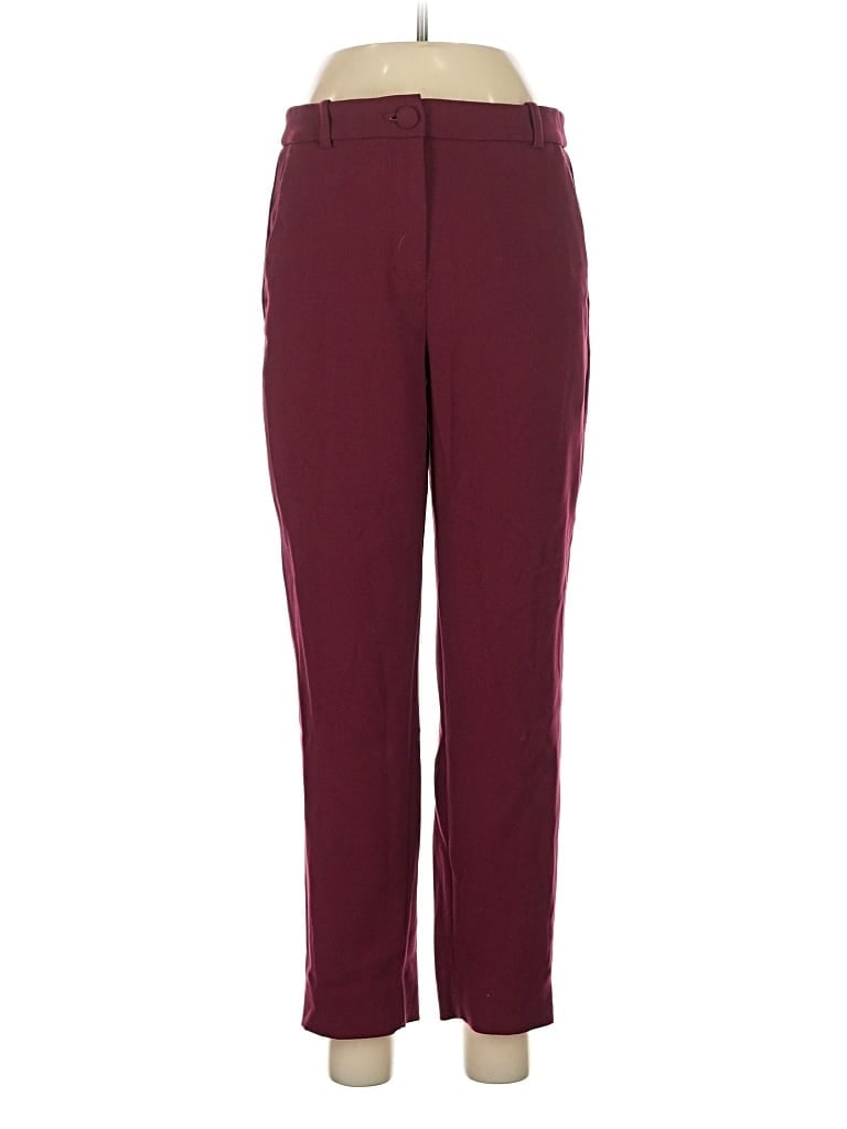 Pre-owned J.crew 365 Casual Pants In Burgundy