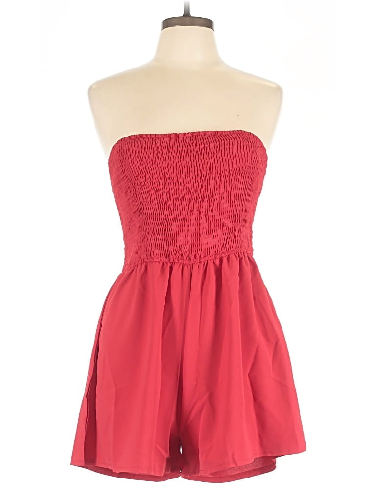 Pre-owned Shein Romper In Red