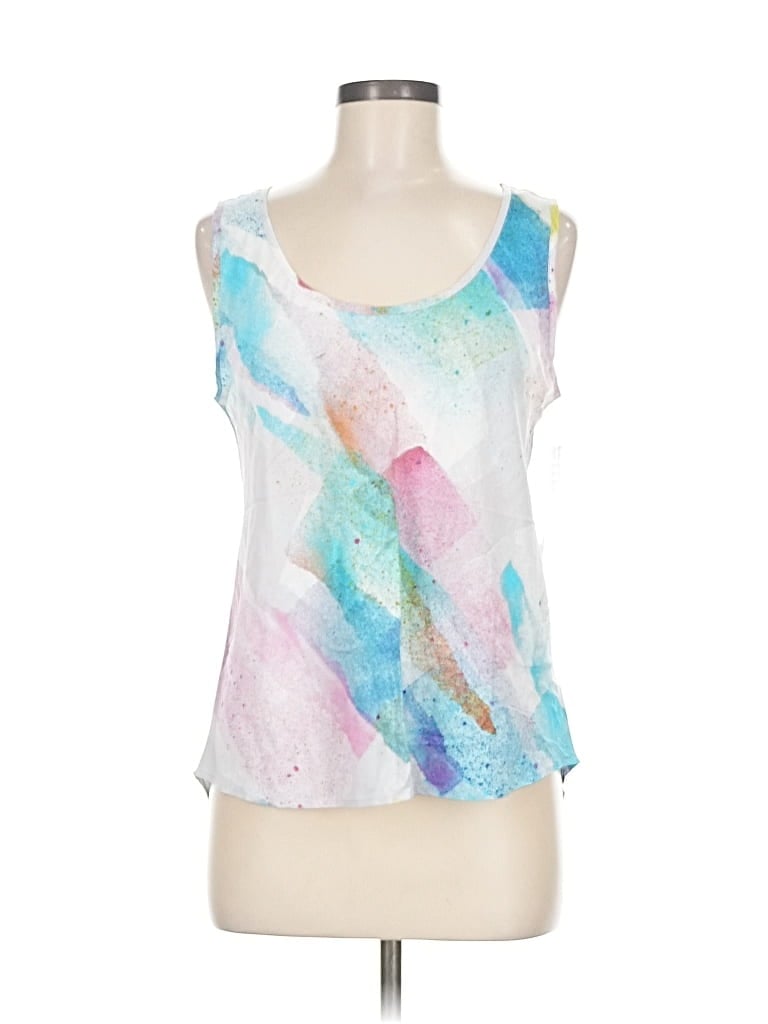 JAMS WORLD Pre-owned Sleeveless Top White Scoop Neck Tops