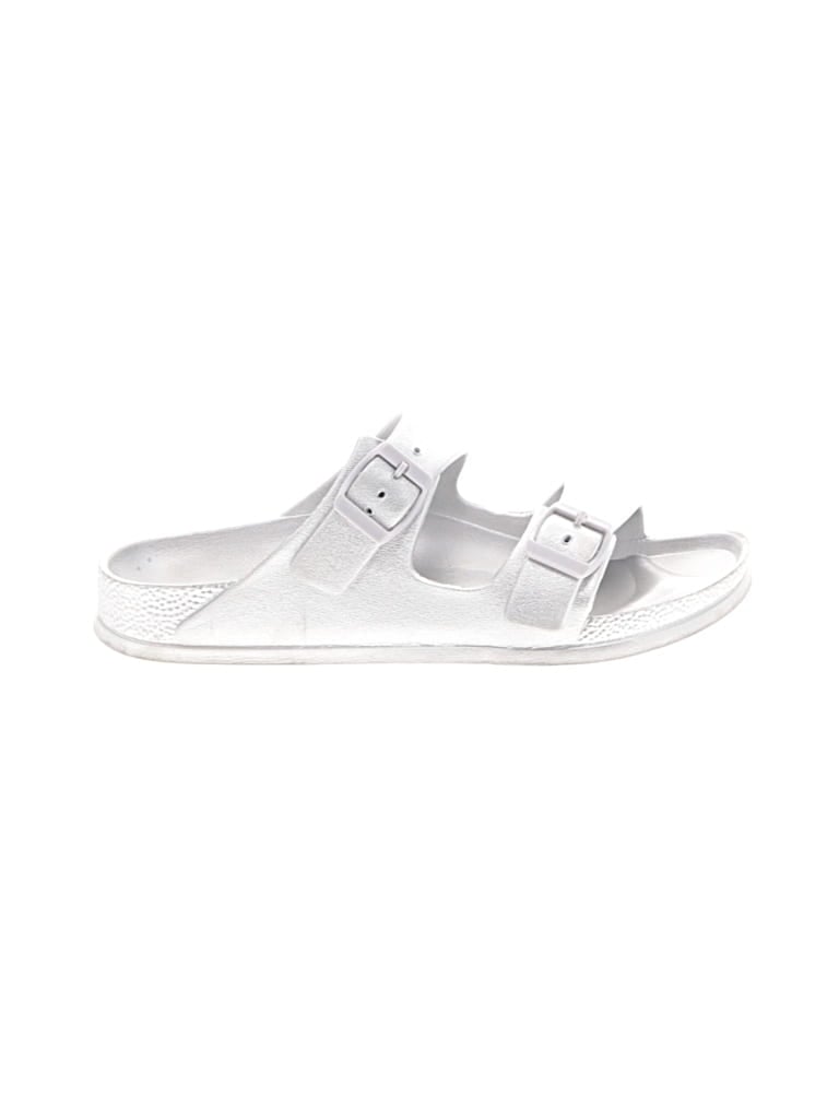 Pre-owned Unbranded Sandals In Silver