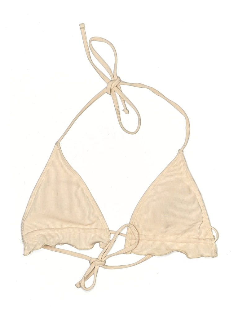 Click to view more detailed imagery on our partner's website Pre-owned Unbranded Swimsuit Top Ivory Swimwear In White