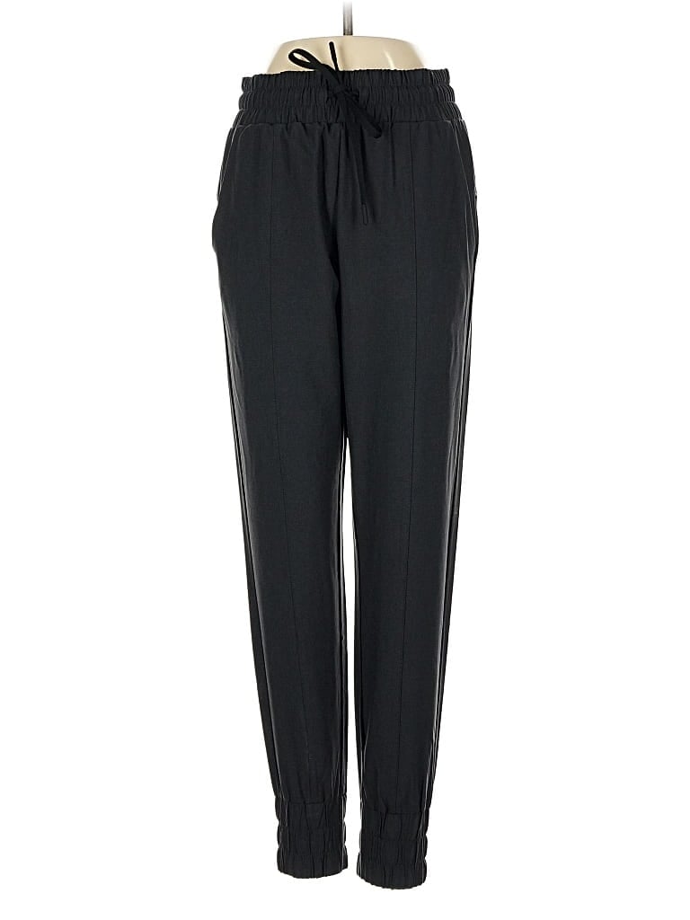 Pre-owned Zyia Active Track Pants In Black