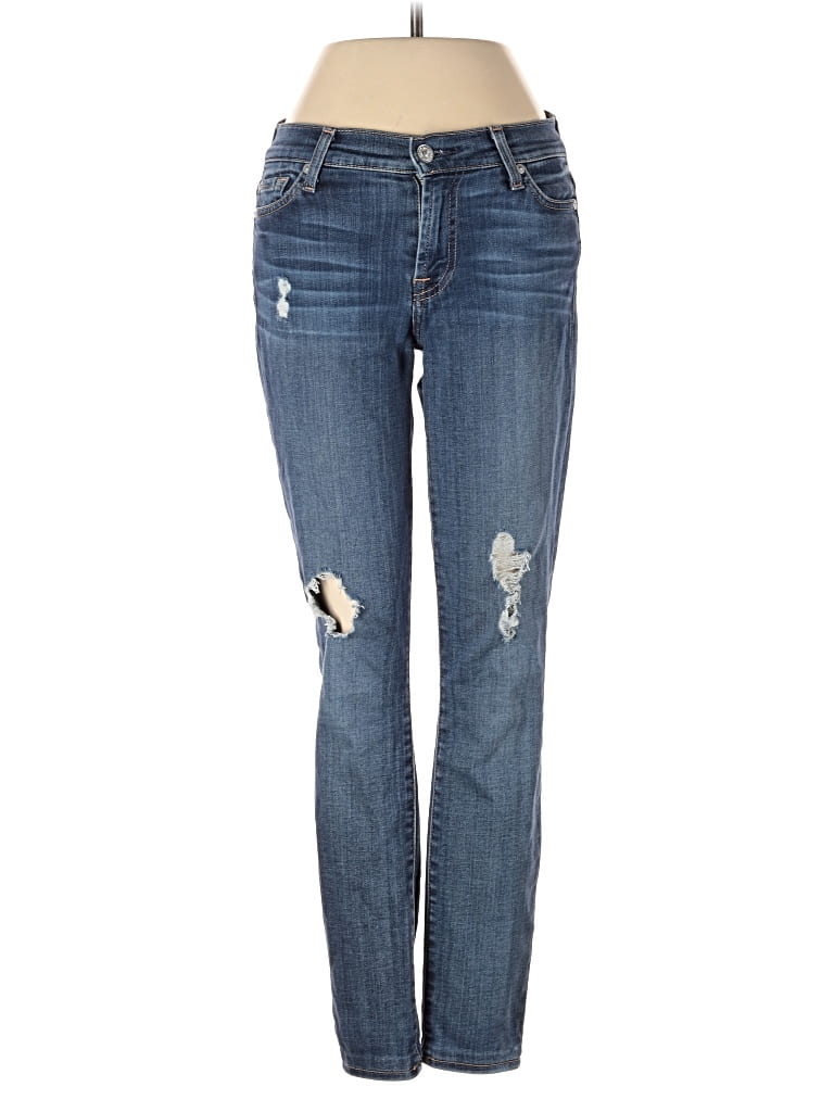 7 FOR ALL MANKIND Pre-owned Jeans In Blue