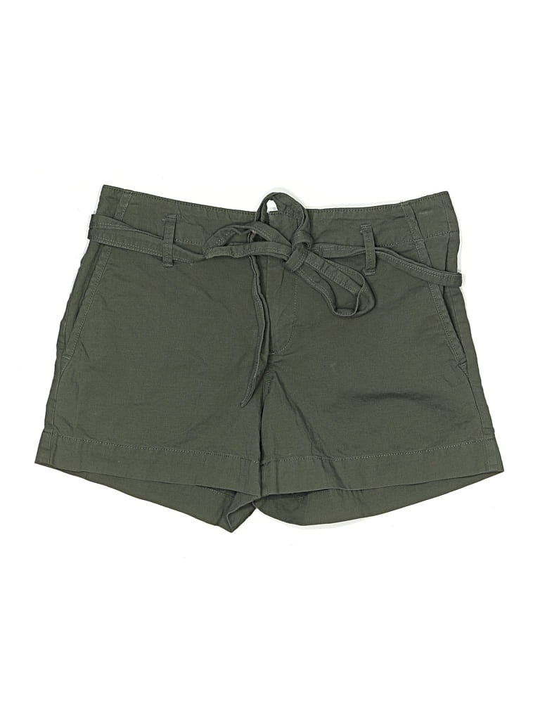 Pre-owned Ann Taylor Loft Khaki Shorts In Green