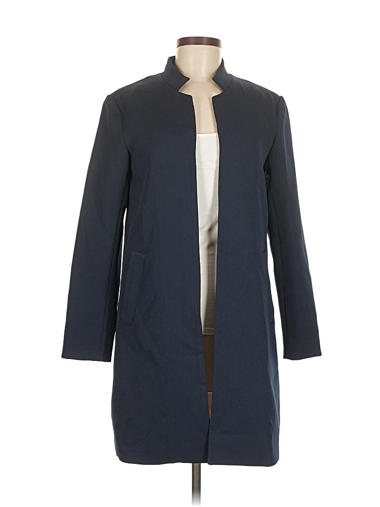 Pre-owned H&m Coat In Blue